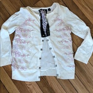 L.A.M.B. Wisteria 100% Cashmere cardigan